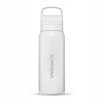 Terminis vandens butelis LifeStraw Go 2.0 su anglies membranos filtru, 700 ml, baltas