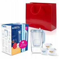 Dovanų rinkinys: BRITA stiklinis ąsotis, Pure Performance filtras, 2x Hard Water filtrai