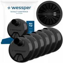 Vandens filtro kasetės Aquaphor City buteliui Wessper Actitex, 6 vnt.