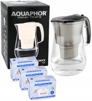 Vandens filtras ąsotis Aquaphor Onyx 4,2 l juodas Tritan su 3 filtrais