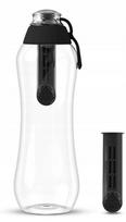 Vandens butelis su filtru DAFI 0,5 l, juodas, 2 filtrai