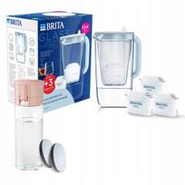Vandens filtras ąsotis BRITA GLASS su 3 kasetėmis ir gertuvė Vital