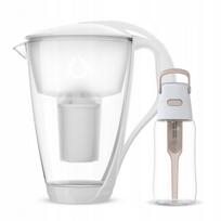 Stiklinis ąsotis Dafi CRYSTAL White Classic, su smėlio spalvos 0,5 l gertuve