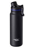 Vandens filtruojantis butelis Membrane Solutions C3, nerūdijančio plieno, juodas, 900 ml