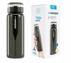 Gertuvė su filtru Wessper WES263-GR, Tritano, 680 ml, pilka