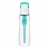 Vandens butelis su filtru Dafi SOLID, 0,7 l, žalsvai mėlynas, su 1 filtru