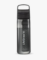 Vandens butelis su filtru LifeStraw GO 2.0, 650 ml, Nordic Noir juoda