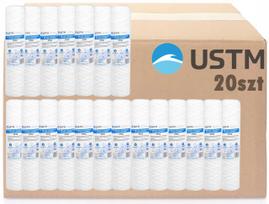 Vandens filtro kasetės USTM, 10", 50 mikronų, 20 vnt.
