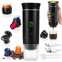 Automatinis kavos aparatas, juodas, 3in1, 15 bar, 60 ml