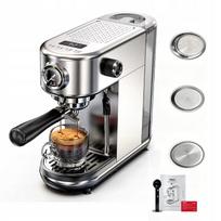 Kavinukas HiBREW H10B, 20 bar, 1350 W, su pieno plakikliu, sidabrinis