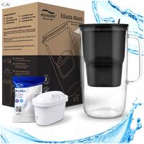 Stiklinis vandens filtras AQUALOGIS ETUDE Black 2,9 l su kasete