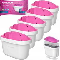 Vandens filtrai Wessper Magnesium AquaMax MG+, 5 vnt., tinka Brita ir Dafi ąsočiams