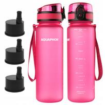 Vandens buteliukas su filtru Aquaphor City 0,5 l, rožinis, 3 filtrai
