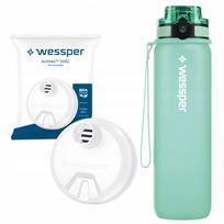 Gertuvė su filtru Wessper Actitex Tritan, 0,5 l, žalia