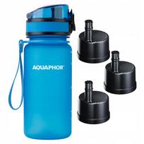 Gertuvė su filtru AQUAPHOR CITY, 350 ml, mėlyna, su 3 vandens filtrais