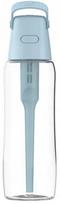 Stiklinis vandens filtruojantis butelis DAFI SOLID GLASS su kasete, Dove Blue, 0,6 l
