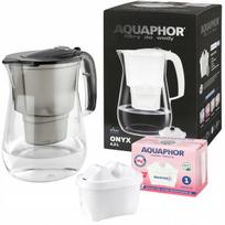 Vandens filtravimo ąsotis Aquaphor Onyx 4,2 l, juodas, su B25 Mg+ filtru