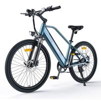HillMiles MileTrail 1 Elektrinis dviratis: 120 km PAS nuvažiuojamas atstumas, Hidrauliniai stabdžiai, 26  padangos, 250 W variklis - Važinėjimui mieste ir kalnuose mėlyna
