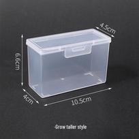 Ultraman Poker Cards & Mini Storage Box - Transparent ID & Business Card Organizer gray