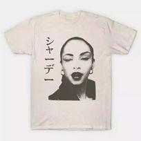 Vtg Sade Shirt Sade Japanese Tour White Cotton Tshirt streetwear L