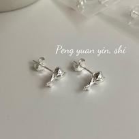 Su Chuang S925 Sterling Silver Tulip Stud Earrings: Elegant, Sweet, and High-End for Women. 925 Sterling Silver