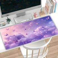 Extended Mouse Pad Desk Mat Large Smooth Cloth Surface Non Slip Rubber Base Gaming PC Laptop Keyboard 400x800x2mm