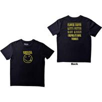Nirvana Gėlės Uostymo T-shirt Juoda Nauja Unisex T-shirt M black