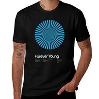 Alphaville - Forever Young - 1984 - Wave Song Swiss Design Series T-Shirt Casual Soft Cotton Sh XXXXL brown