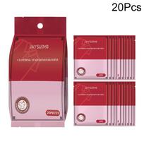 20/40PCS Disposable Clothes Stain Removal Wet Wipes Clothes Fabric Silk Linen Blood Coffee Clothes Decontamination Wipes 20PCS