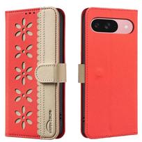 Anti-theft RFID Case for Samsung Galaxy A15 Coque Wallet Flip Leather Protective Cover A15 raudona