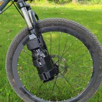 Bike Cargo Cage Front Carrier Rack with Straps Black Luggage Accessory Long gray