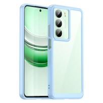 Skaidrus telefono dėklas Realme C71 dėklui Atsparus smūgiams Silikoninis Spalvotas Skaidrus Galinis Dangtelis Realme C71 dėklui Realme C71 C73 Realme C71 white