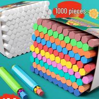 Dust-Free Vivid Color Chalk for Schools, Teachers, and Homes - Perfect for Blackboards. The following are round chalks
