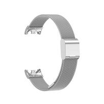 NAUJA nerūdijančio plieno apyrankė „Xiaomi Mi 9 8“ juostai, metalinė Milanese apyrankė ant „Mi Band 8“ apyrankės, „Mi Band 9 8“ dirželio aksesuaras For Mi 9 band gray