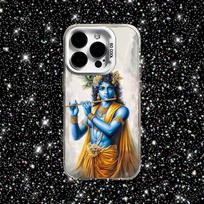 Vishnu Hare Krishna Phone Case For iPhone 16,15,14,13,12,11,Pro,XS,Max,Plus,Mini,SE White Candy Matte Shockproof Cover iPhone13