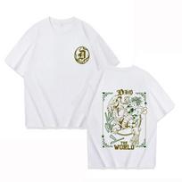 2026 New Fashion Jojo Bizarre Adventure High Quality T-shirt Kira Killer Queen Japanese Anime Manga Shirt Soft Cartoon T Shir... S