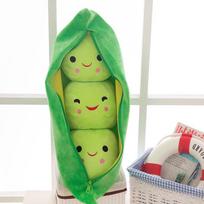 High-Quality 25Cm High-Quality Pea High-Quality Pod High-Quality Plush High-Quality Toy High-Quality Cute High-Quality Cartoon High-Quality Pea 25cm