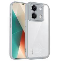 For For Xiaomi Redmi Note 13 Pro 4G Air Cushion Silicon Bumper Clear Matte Back Cover Hard Case for Xiaomi Redmi Note 13 Pro 4G Redmi Note 13 Pro 4G pilka spalva
