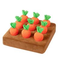 Enrichment Dog Toys Farm Plush Carrots Snuffle Interactive Dog Toys For Pet Stress ONE SIZE green