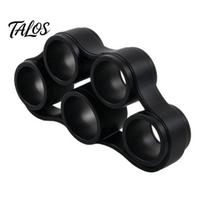 Recovery Finger Exerciser Silicone Stretcher with 5/7 Holes, Hand Extensor for Men Rehabilitation Tool Women, Trainer Resistance Band Arthritis Carpal A