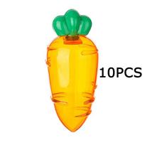WTEMPO Easter Carrot-Shaped Containers Party Favors Decor Treat Boxes Fillable Boxes In Bright Orange Yellow Color, Creative DIY Packaging Baskets 10pcs geltona