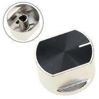 Oven Rotary Switch Gas Stove Control Knobs for Burner Control Dial Knob Adaptors Heavy Duty Metal Cooktop Control Knob 1 black