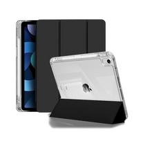 Suderinamas su 2025 m. IPad planšetės dėklu, 10 Pro, 11 colių, trijų raukščių skaidrus akrilinis IPad dėklas su vietomis rašikliui mini 6/7( 8.3inch ) white