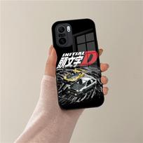 Anime Initial D AE86 Phone Case For Xiaomi POCO X7 X6 M7 M6 M5 M4 F7 F6 F4 F5 X5 X4 Pro GT Tempered Glass Cover Poco F7 black