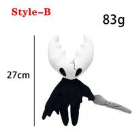 Cute Hollow Knight Hornet Plush Toy Soft Stuffed Animal Doll Game Character Pillow Gift For Fans black