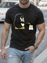 Linux Tux Geek Graphic Tshirt Graphic Tshirt XXXL black