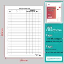 Family Expense Tracker: Custom Financial Record Book for Daily Spending white