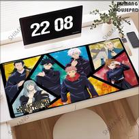 Anime Jujutsu Kaisen Mouse Pad Gojo Satoru Large Gaming Mousepad Gamer Company Keyboard Mouse Mats Computer Desk Mat Big Carpet 800x400x2mm