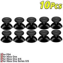 Pakeičiamas minkštas vairasvirtės nykščio dangtelis, skirtas Xbox Xbox One Series X/S PS4 valdikliams, silikoninis nykščio dangtelis black