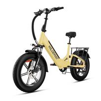 WILDEWAY Torpedo Miesto Komutavimo Elektrinis Dviratis 20 Colių Stori Padangų E-Dviratis 48V15Ah Baterija 500W Variklis 70KM Nuotolis Lauko Važiavimo Elektrinis Dviratis balta